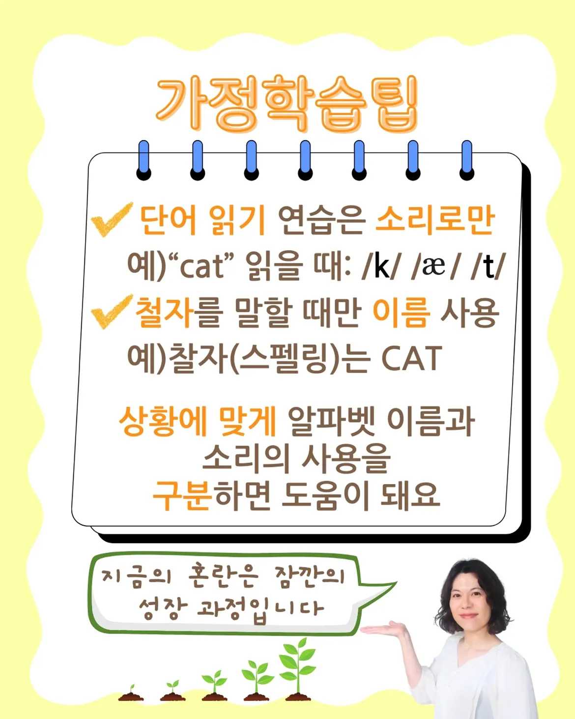 어떻게 구별해 알파벳 이름 vs 소리[파닉스 초기에 흔한 혼란]아이가 파닉스를 시작하더니알파벳 이름과 소리를 헷갈려해요..파닉스를 시작할 때 많이 나오는고민이에요! [이름 (6)